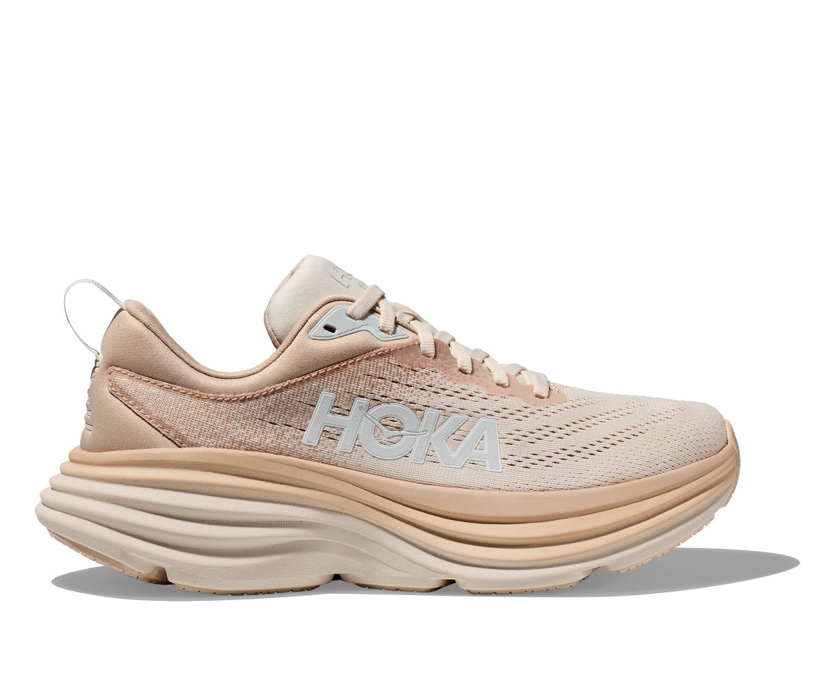 Hoka Bondi 8 Womens Shift Sand/Eggnog Olympia Sport