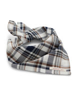 Amundsen Field Bandana Chequered Navy/Tan 