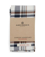 Amundsen Field Bandana Chequered Navy/Tan 