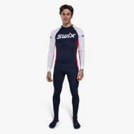 Swix RaceX Classic Long Sleeve Dark Navy/Bright White