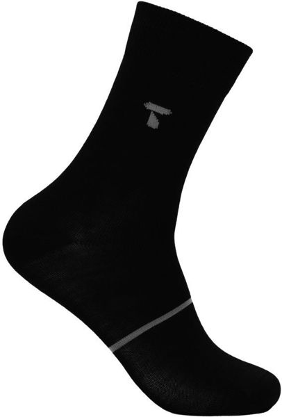 Tufte Merino Light Crew Socks Black