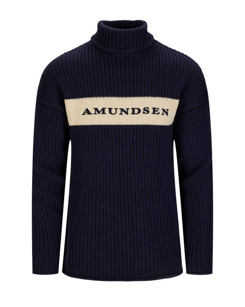 Amundsen Heroes Ski Turtle Neck Faded Navy/Natural