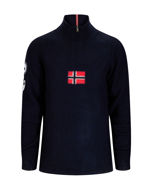 Amundsen Boiled Ski Sweater Faded Navy/Norge