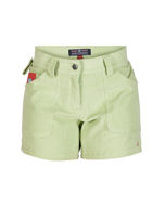 Amundsen 5Incher Cord Shorts Womens Lichen Green/Natural