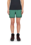 Rab Torque Mountain Shorts 6inch Womens Eucalyptus/Green Slate