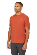 Rab Stance Mountain Peak Tee Red Clay
