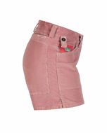 Amundsen 5Incher Cord G. Dyed Shorts Womens Faded Peony Pink