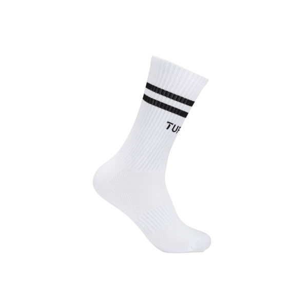 Tufte Ribbed Crew Sock Sky Captain/Grenadine