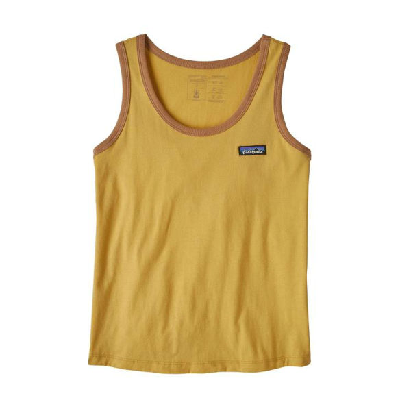 Patagonia P-6 Label Organic Tank Womens Surfboard Yellow