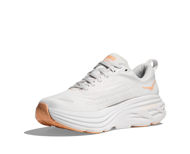 Hoka Bondi 8 Womens White/Cantaloupe