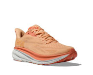 Hoka Clifton 9 Womens Cantaloupe/White