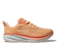 Hoka Clifton 9 Womens Cantaloupe/White