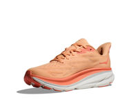 Hoka Clifton 9 Womens Cantaloupe/White