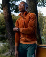 YMR 1984 Plush Half Zip Amber