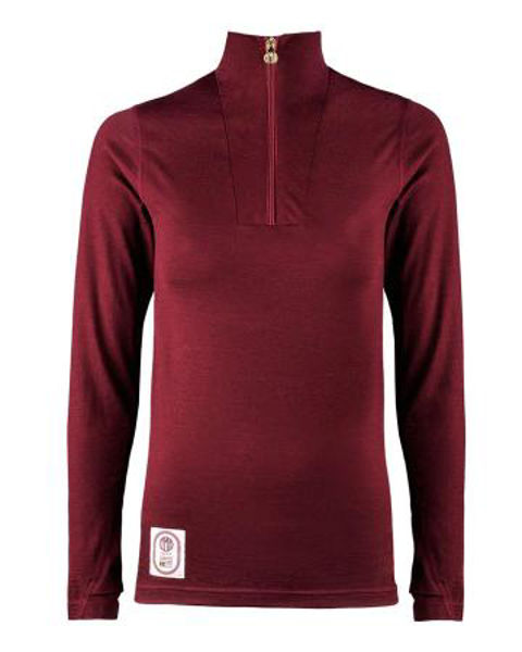 YMR Vastanede Merino Longsleeve Womens Burgundy