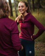 YMR Vastanede Merino Longsleeve Womens Burgundy