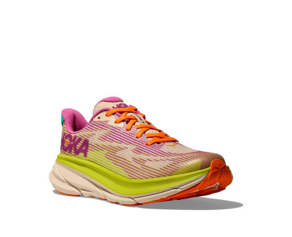 Hoka Clifton 9 Youth Fuschia/Vanilla