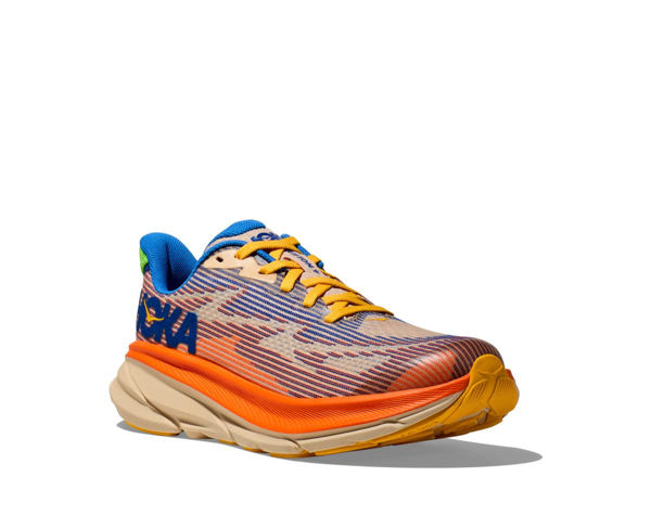 Hoka Clifton 9 Youth Ultramarine/Electric Tangerine