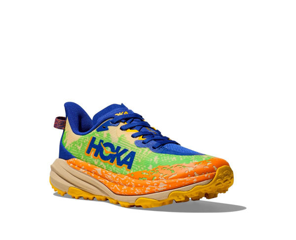 Hoka Speedgoat 6 Youth Ultramarine/Electric Lime