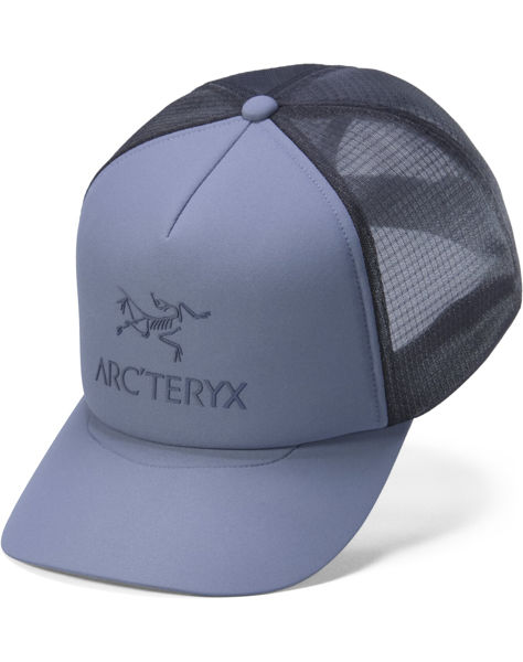 Arcteryx Bird Word Trucker Curved Stratus/Dark Stratus 