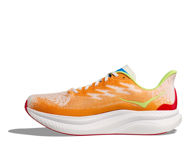 Hoka Mach 6 White/Solar Flare