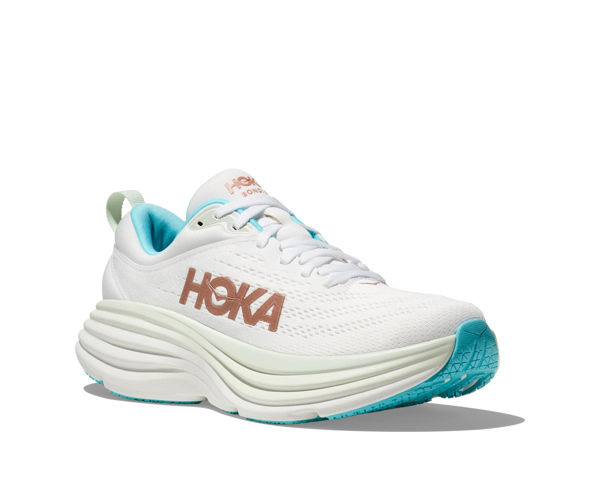 Hoka Bondi 8 Womens Frost/Rose Gold