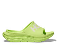 Hoka Ora Athletic Slide Lettuce/White