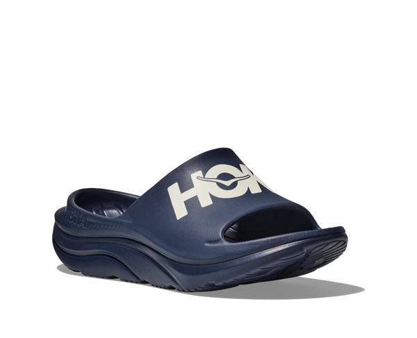 Hoka Ora Athletic Slide Varsity Navy/White