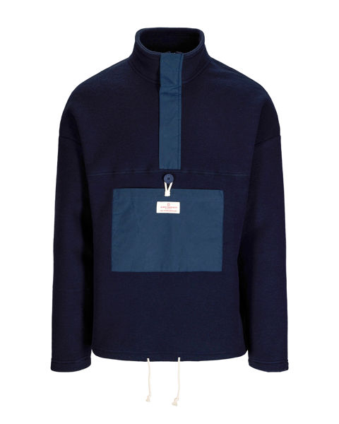 Amundsen Vagabond Waxed Fleece Faded Navy/Navy