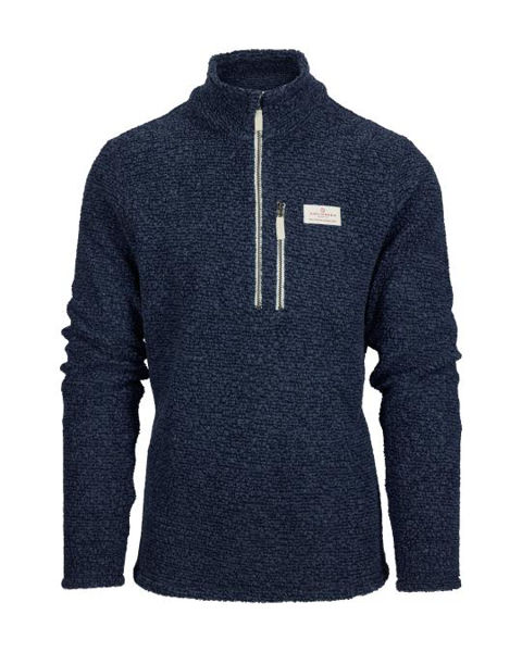 Amundsen Hut Half Zip Faded Navy