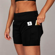 Saysky Pace 2in1 Shorts 3 Womens Black