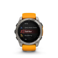 Garmin Fenix 8 51mm Amoled Sapphire Titan/Orange 