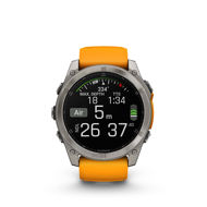 Garmin Fenix 8 51mm Amoled Sapphire Titan/Orange 