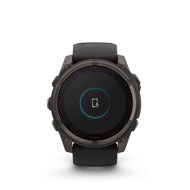 Garmin Fenix 8 47mm Sapphire Solar Carbon Gray/Black 