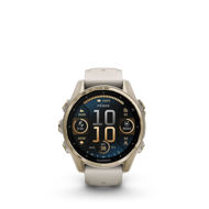 Garmin Fenix 8 43mm Amoled Sapphire Soft Gold/Sand 