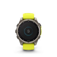 Garmin Fenix 8 47mm Sapphire Solar Titan/Yellow 