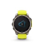 Garmin Fenix 8 47mm Sapphire Solar Titan/Yellow 