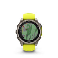 Garmin Fenix 8 47mm Sapphire Solar Titan/Yellow 