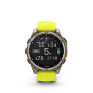 Garmin Fenix 8 47mm Sapphire Solar Titan/Yellow 