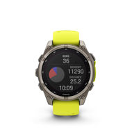 Garmin Fenix 8 47mm Sapphire Solar Titan/Yellow 