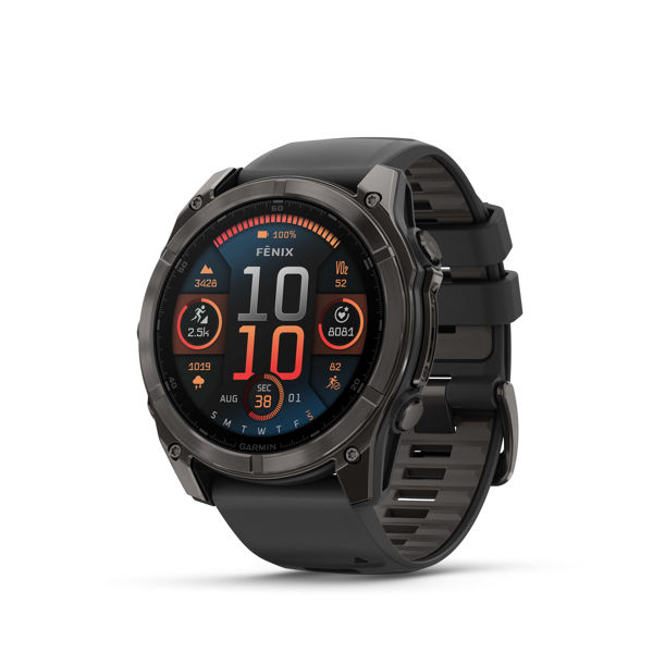 Garmin Fenix 8 51mm Amoled Sapphire Carbon Gray/Black