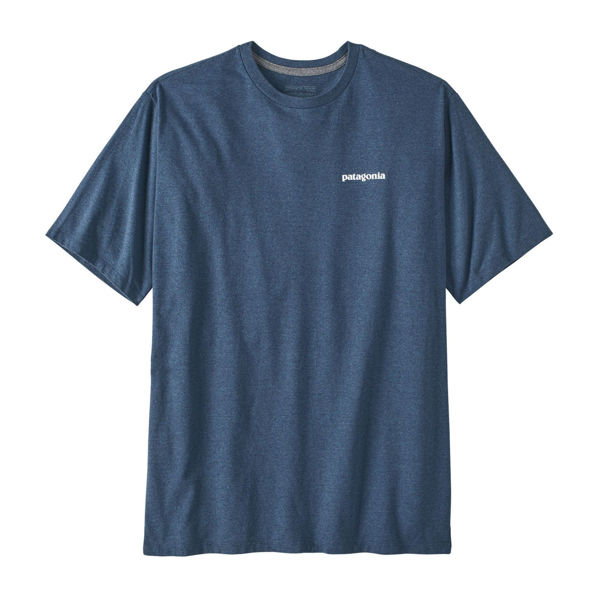 Patagonia P-6 Logo Responsibili-Tee Utility Blue