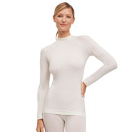 Falke Wool-Tech Longsleeved Shirt Trend Womens Off White