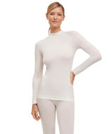 Falke Wool-Tech Longsleeved Shirt Trend Womens Off White