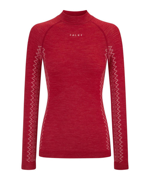 Falke Wool-Tech Longsleeved Shirt Trend Womens Red