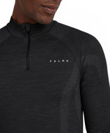 Falke Wool-Tech Longsleeve Zip Black