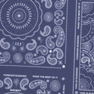 Saysky Paisley Combat T-Shirt Blue Paisley Aop