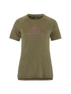 Craft Adv Trail Wool SS Tee Womens Rift Melange