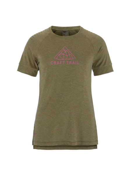 Craft Adv Trail Wool SS Tee Womens Rift Melange