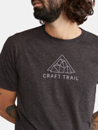 Craft Adv Trail Wool SS Tee Black Melange